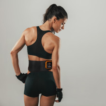 Bodi-Tek Ab &amp; Back Muscle Strengthener With Heat, Black / Orange