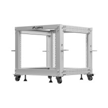 LANBERG OPEN RACK 19" 9U 600X600-1100 ADJUSTABLE GREY