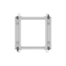 LANBERG OPEN RACK 19" 9U 600X600-1100 ADJUSTABLE GREY