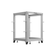 LANBERG OPEN RACK 19" 15U 600X600-1100 ADJUSTABLE GREY