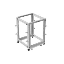 LANBERG OPEN RACK 19" 15U 600X600-1100 ADJUSTABLE GREY