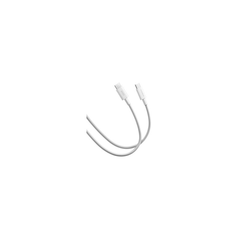 Kabelis Xiaomi USB-C-USB-C 2m 6A Braided White