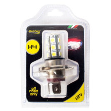 Lemputė LED H4 18SMD 5050 balta, 1 vnt Lemputė LED H4 18SMD 5050 balta, 1 vnt