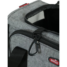 ZOLUX NOMAD M dog and cat carrier with extra space, 44 × 28 × 28 cm ZOLUX NOMAD M dog and cat carrier with extra space, 44 × 28 × 28 cm