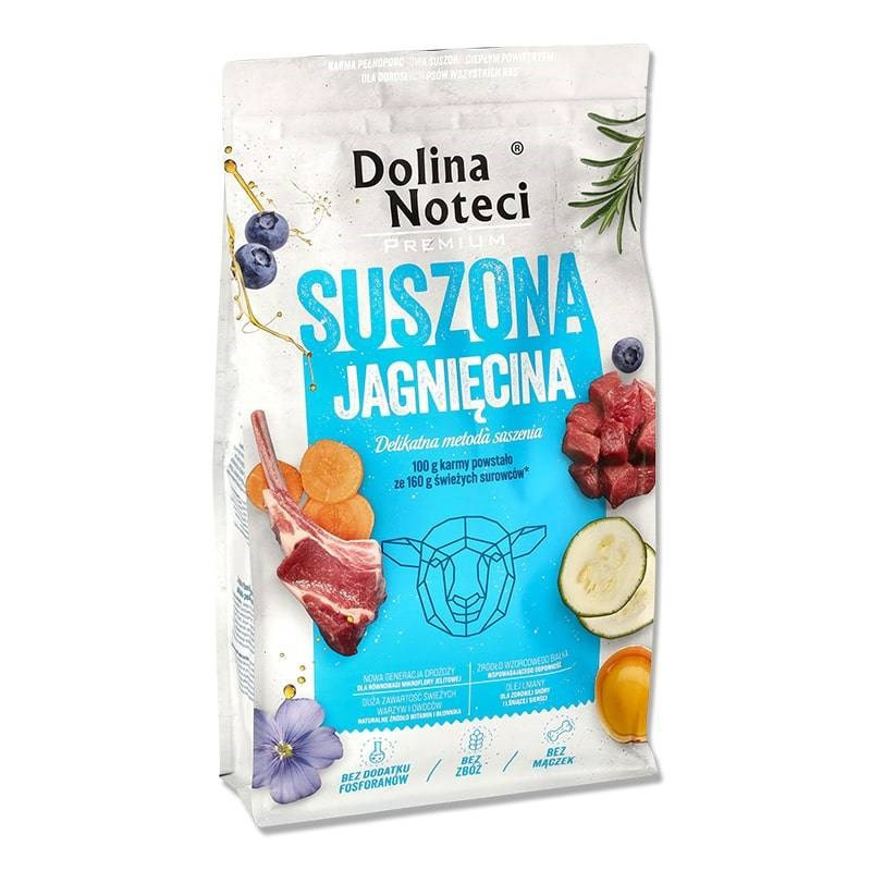 DOLINA NOTECI Premium ėrienos sausas šunų maistas - 9 kg