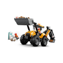 LEGO CITY 60480 Yellow Backhoe Loader LEGO CITY 60480 Yellow Backhoe Loader