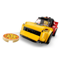LEGO CITY 60496 Picos pristatymo patirtis su transporto priemonėmis