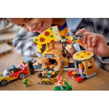 LEGO CITY 60496 Pizza Delivery Experience with Vehicles