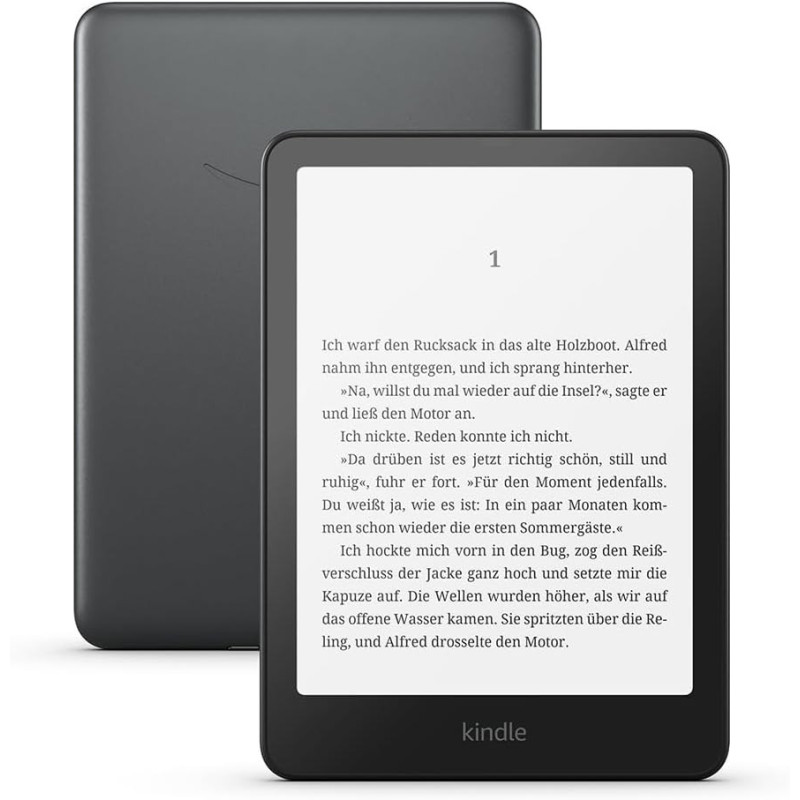 „Amazon Kindle Paperwhite Signature Edition“ el. knygų skaitytuvas su lietimui jautriu ekranu, 32 GB „Wi-Fi“, juodos ir 