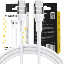 Wozinsky WSTCC2 USB-C / USB-C PD 65W cable 2 m - white