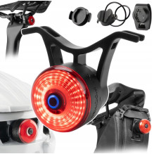 „Wozinsky WIS-02“ vandeniui atsparus išmanusis galinis žibintas, 1 vnt. – juodas „Wozinsky WIS-02“ vandeniui atsparus išmanusis galinis žibintas, 1 vnt. – juodas