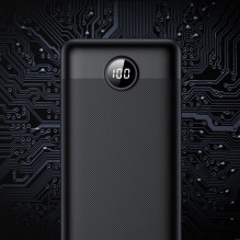Powerbank Veger L30 (W3008PD) PD QC3.0 3A 20W 30000 mAh black Powerbank Veger L30 (W3008PD) PD QC3.0 3A 20W 30000 mAh black
