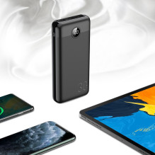 Powerbank Veger L30 (W3008PD) PD QC3.0 3A 20W 30000 mAh black Powerbank Veger L30 (W3008PD) PD QC3.0 3A 20W 30000 mAh black