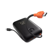 Powerbank Veger K3 (W3018) PD QC3.0 35W 30000 mAh with built-in Type C cables / Lightning black Powerbank Veger K3 (W3018) PD QC3.0 35W 30000 mAh with built-in Type C cables / Lightning black