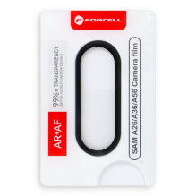 Samsung A56 Forcell Premium kameros stiklas, juodas Samsung A56 Forcell Premium kameros stiklas, juodas