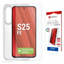 DISPLEX Real Glass S25 FE Screen Protector (2D) + Case