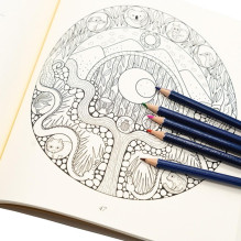Magic Mandala a Book of Coloring in coloring book Blue Angel Magic Mandala a Book of Coloring in coloring book Blue Angel
