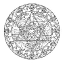 Magic Mandala a Book of Coloring in coloring book Blue Angel Magic Mandala a Book of Coloring in coloring book Blue Angel