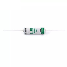 Saft LS14500 AA 3.6V 2600mAh with axial wire lithium battery 1 pc.