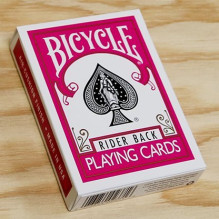 Bicycle Fuchsia Rider Back kortos Bicycle Fuchsia Rider Back kortos