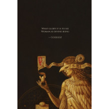 Goddess notebook Blue Angel
