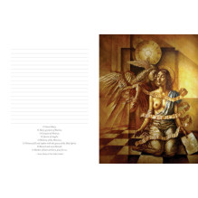 Goddess notebook Blue Angel