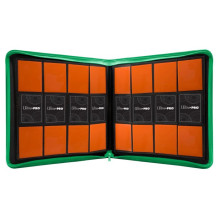 "Vivid" 12 skyrelių užsegamas PRO albumas kortoms žalias Ultra Pro "Vivid" 12 skyrelių užsegamas PRO albumas kortoms žalias Ultra Pro