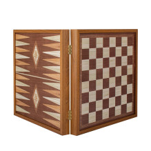 Classic style 4in1 game set: chess, backgammon, ludo and snakes (size M) Manopoulos Classic style 4in1 game set: chess, backgammon, ludo and snakes (size M) Manopoulos