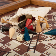 Klasikinio stiliaus 4in1 žaidimų rinkinys: šachmatai, nardai, ludo ir gyvatės (M dydžio) Manopoulos Klasikinio stiliaus 4in1 žaidimų rinkinys: šachmatai, nardai, ludo ir gyvatės (M dydžio) Manopoulos