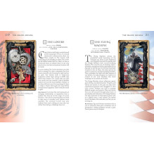 The Gothic Steampunk Tarot: kortų ir knygos rinkinys Cico Books The Gothic Steampunk Tarot: kortų ir knygos rinkinys Cico Books
