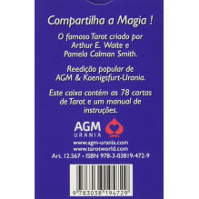Tarot de A.E. Waite Tarot kortos Portugališkas leidimas Kišeninis variantas AGM Tarot de A.E. Waite Tarot kortos Portugališkas leidimas Kišeninis variantas AGM