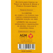 Tarot de AE Waite Tarot Cards Premium Standard Portuguese Edition AGM Tarot de AE Waite Tarot Cards Premium Standard Portuguese Edition AGM
