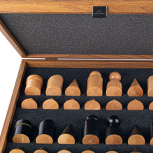 BAUHAUS style Chess set 40x40cm (black and white) with pieces Manopoulos BAUHAUS style Chess set 40x40cm (black and white) with pieces Manopoulos