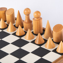 BAUHAUS style Chess set 40x40cm (black and white) with pieces Manopoulos BAUHAUS style Chess set 40x40cm (black and white) with pieces Manopoulos