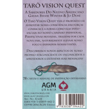 Tarot Vision Quest, by Gayan Sylvie Winter and Jo Dose Portuguese edition AGM Tarot Vision Quest, by Gayan Sylvie Winter and Jo Dose Portuguese edition AGM