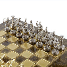 Archers chess set 28x28cm with chess pieces and board Manopoulos Archers chess set 28x28cm with chess pieces and board Manopoulos