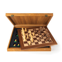 Walnut Chess Set 50cm with...