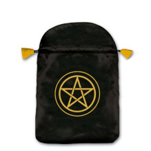 Pentacle satin black card...