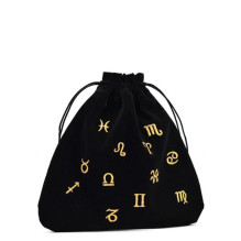 Astrological velvet bag for cards Lo Scarabeo