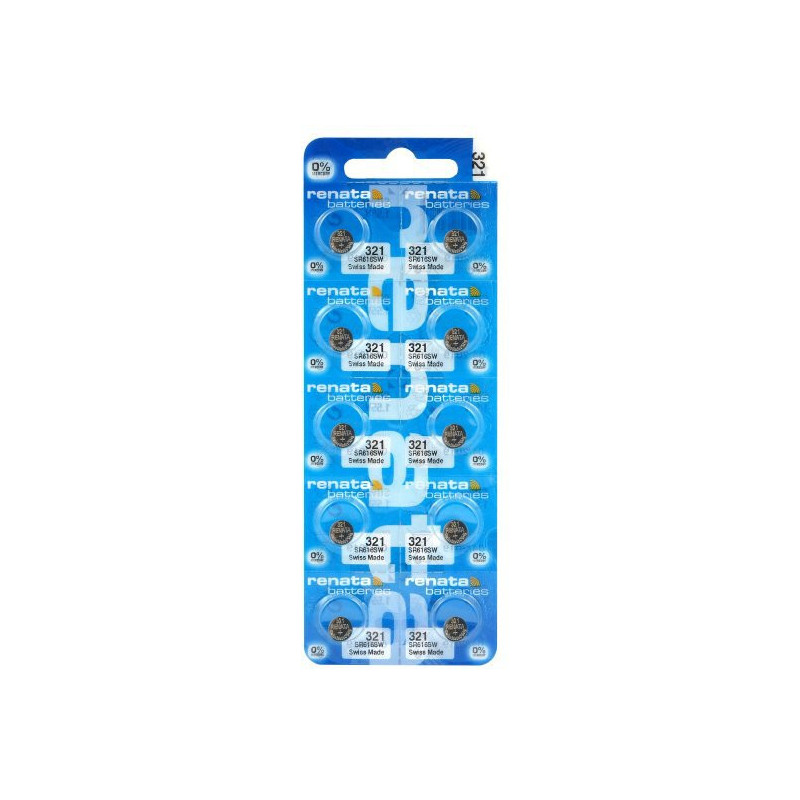 Renata 321 (SR616SW) baterijos 10 vnt.
