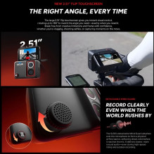 SJCAM SJ30 Dual Lens 8K Camera Rotatable Screen 2.51" 48MP 7h + Selfie stick + accessories