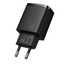 Mobilus Telefonas - Baseus CCXJ-B01 Universalus Greitas Įkrovimas 20W AC Vidaus Juodas Mobilus Telefonas - Baseus CCXJ-B01 Universalus Greitas Įkrovimas 20W AC Vidaus Juodas