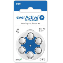 Hearing Aid Battery - EverActive 675 PR44 Zinc-Air 1.45V 6 pcs.