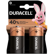 Battery - Duracell LR20 D MN1300 1.5V Alkaline Batteries 2 Pack.