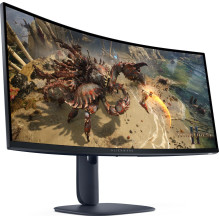 Monitorius - Alienware AW3425DWM 34" 3440x1440 180Hz Lenktas Juodas