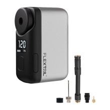 Nešiojama Dviračio Siurblys - Flextail Tiny Bike Pump Pro 120 PSI, Integruota Baterija, LED Ekranas, Pilka