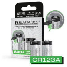 Įkraunamos USB-C baterijos....