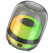 Belaidė kolonėlė „Hoco BS58 10W“, juoda, su spalvingais, šviečiančiais garsais