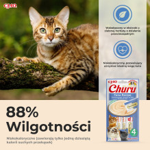 Cat Treats - Inaba Churu Tuna Recipe 4x14 g