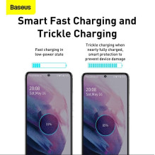 Įkroviklis - Baseus TZCCSUP-L01 Juodas, AC, USB, Spartusis Įkrovimas Įkroviklis - Baseus TZCCSUP-L01 Juodas, AC, USB, Spartusis Įkrovimas